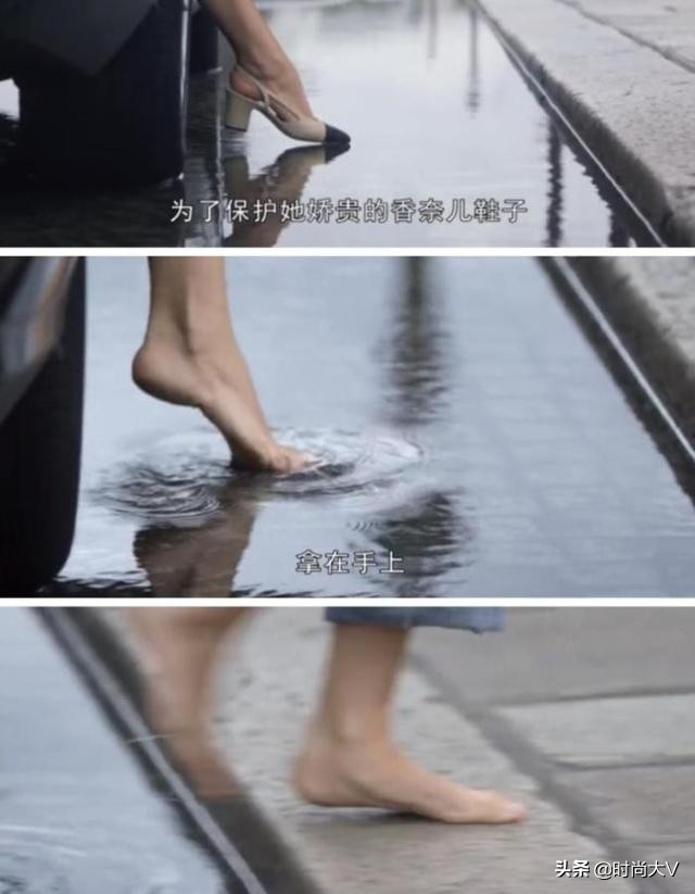 香奈儿的鞋子穿几次就报废,香奈儿鞋过水坑