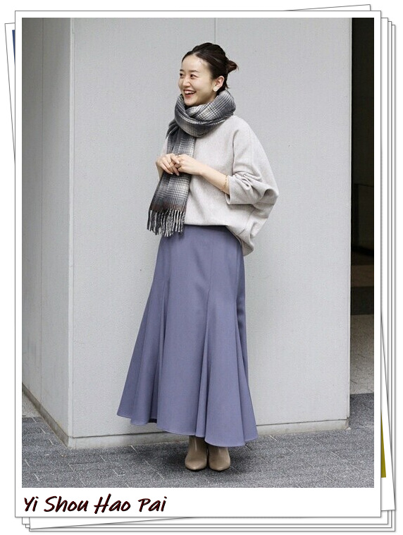 冬季时尚围巾搭配指南图片女,时尚特色的围巾系法冬日必备