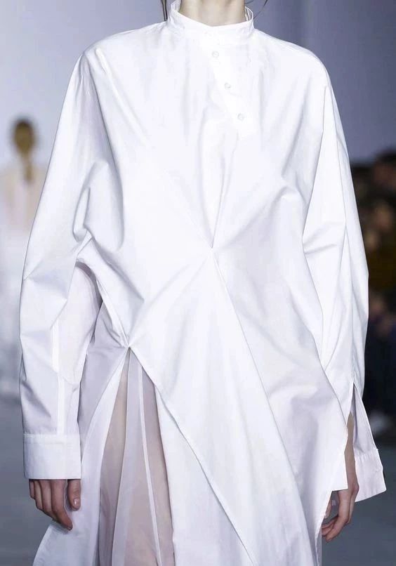 衬衫多种百变穿搭,衬衫改造创意服装设计