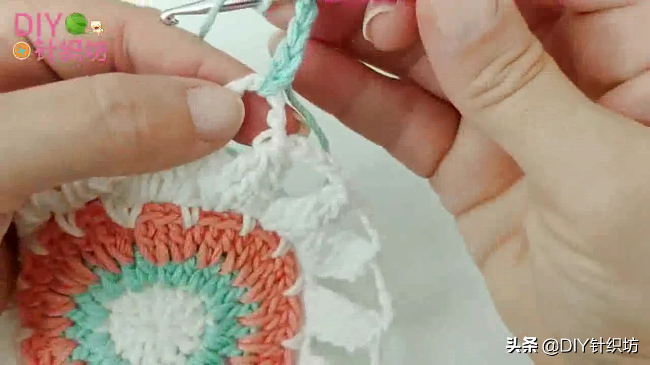 小红书同款餐垫钩织教程,餐桌垫钩织教程简单好看