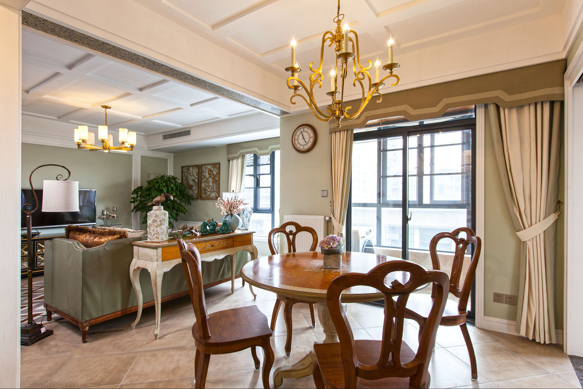 118平美式装修风格全屋效果图,装修案例217平米现代简约装修风格