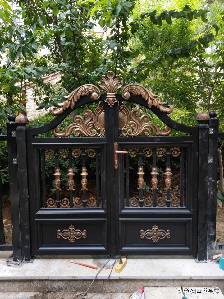 庭院大门怎么样做好看,农村院子做什么门好