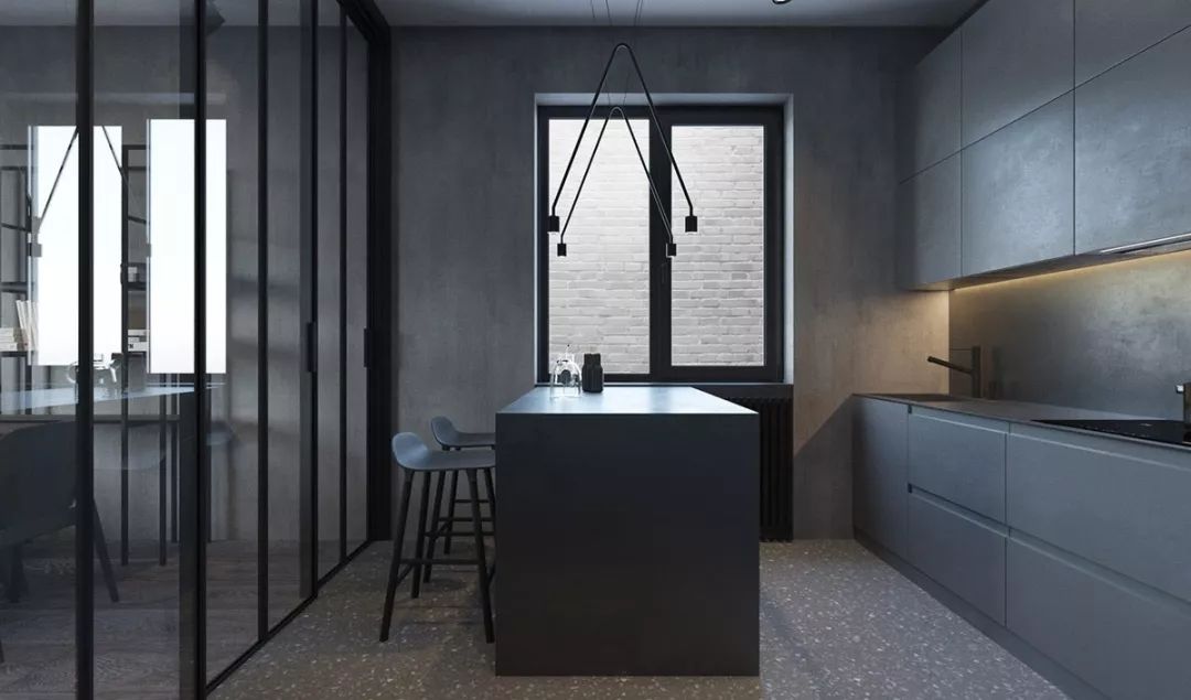 时尚灰内饰,现代风灰色装修内饰设计