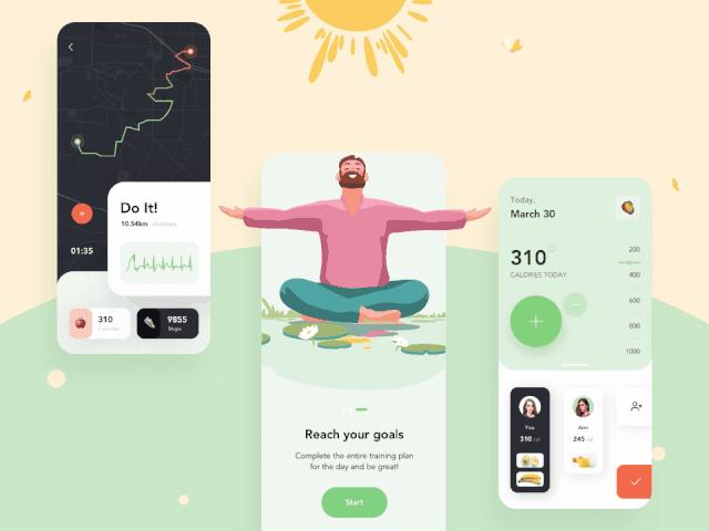 趣味运动100个动作,动效设计图片大全集