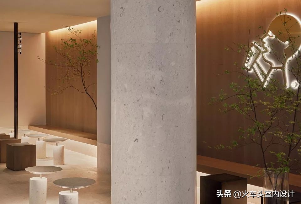 土、砖、石、木、竹、铝,这家茶饮店“设计公司”的身份要暴露啦