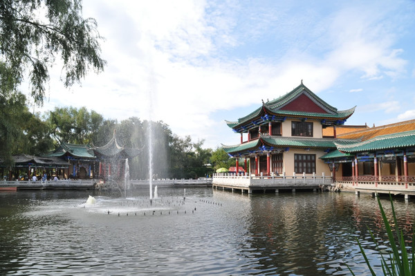 翡翠湖翠湖,昆明春城翠湖