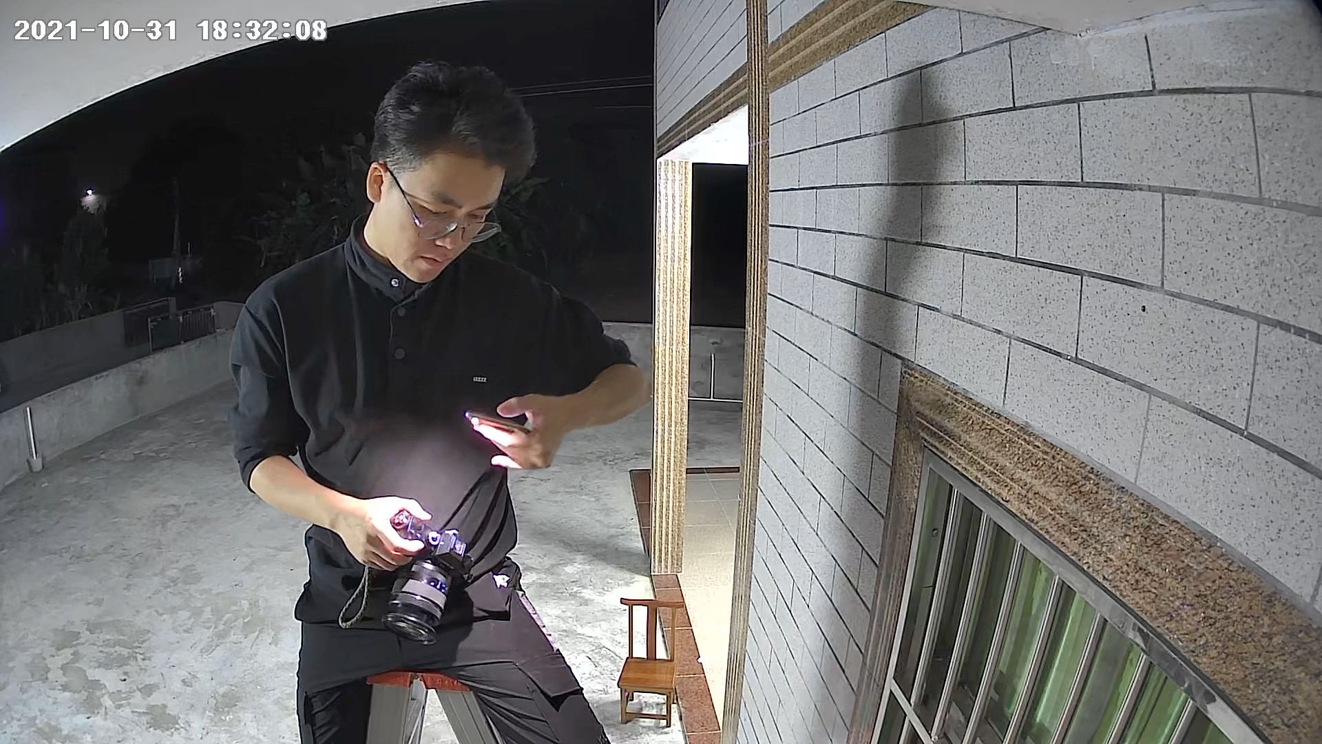 小米室外无线无网摄像头,小米无线摄像头穿墙测试