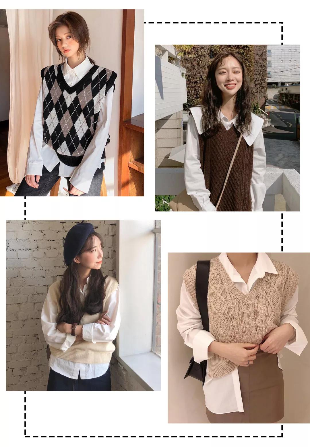 冬天里面穿毛衣外面搭配衬衫,冬天白领男士衬衫毛衣