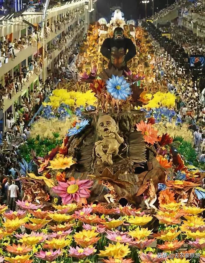 真实的巴西狂欢节,巴西惊艳沙滩狂欢节