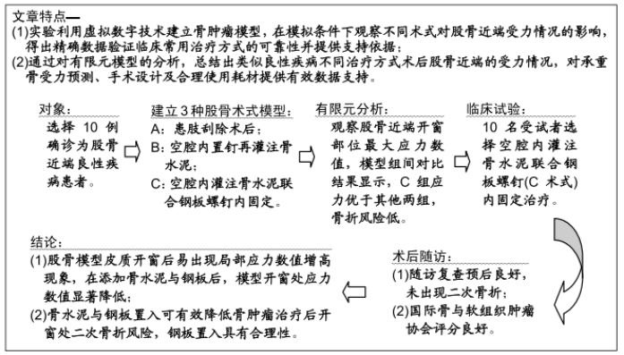 有限元分析力学模型,股骨近端骨折钢板内固定术后