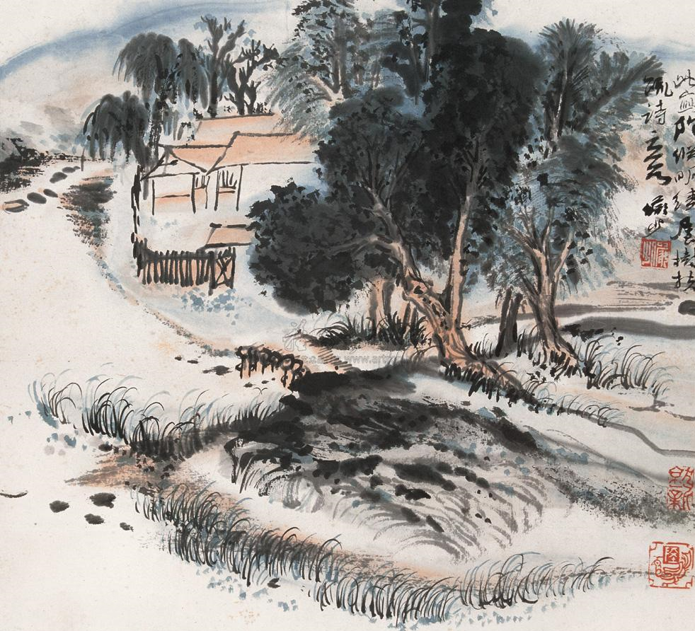 过故人庄和游山西村有什么不同,游山西村和过故人庄的感情故事