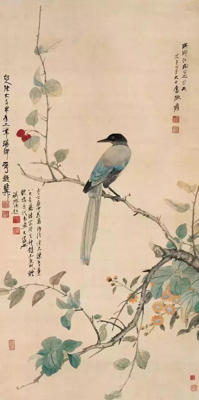 分享几组简单实用的写意花鸟画法,国画教程花鸟基本画法值得珍藏
