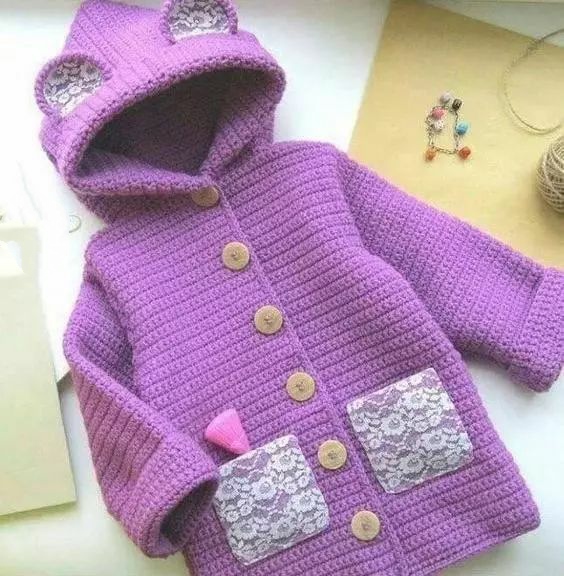 儿童毛衣绣花图案简单又漂亮,儿童马甲毛衣编织教程简单大方