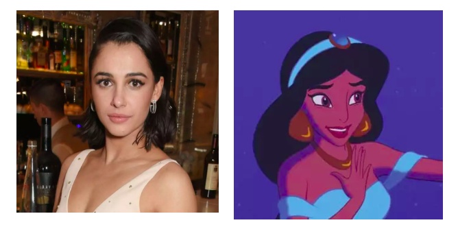 迪士尼公主和阿拉丁,迪士尼阿拉丁里面的公主