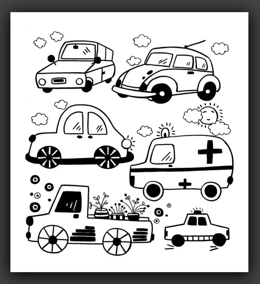 儿童简笔画素材简单易学儿童画,儿童画素材大全简单漂亮简笔画