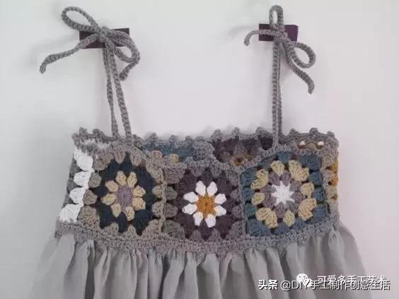 布艺手工制作蓬蓬裙,钩织裙子视频