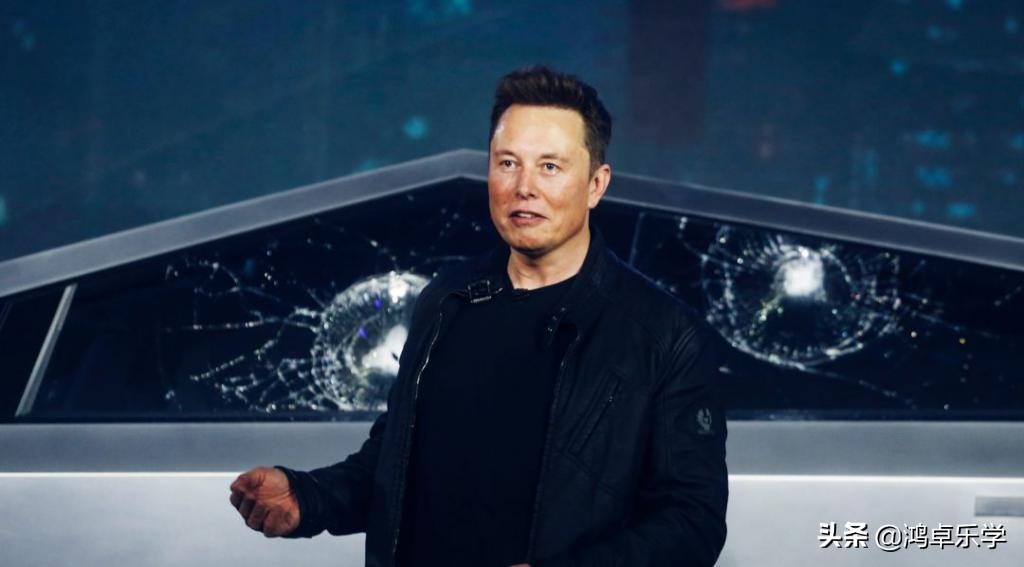 马斯克皮卡玻璃碎了,马斯克车窗玻璃被砸碎
