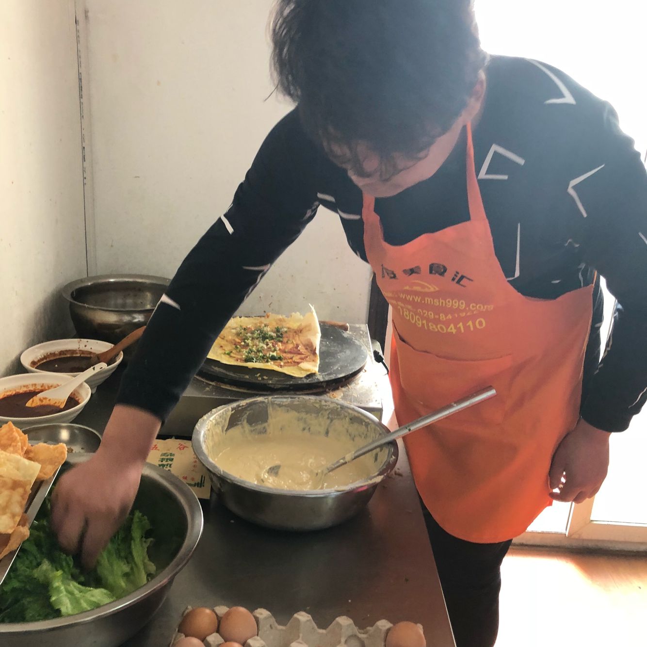 西安小吃培训杂粮煎饼,宋大姐杂粮煎饼培训地址