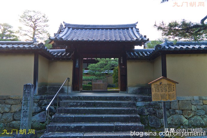 京都大德寺的庭院,织田信长墓地图片大全
