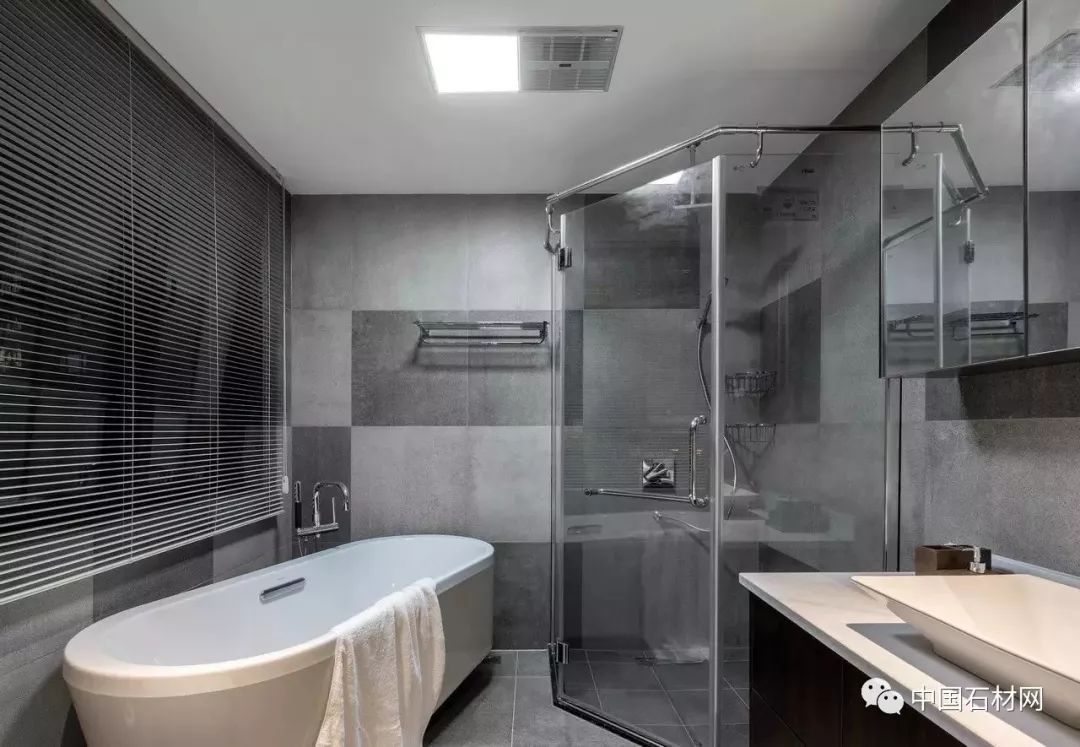 现代简约全屋大理石别墅效果图,轻奢风装修大理石别墅图片