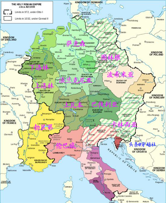 世系图说历史：800年神圣罗马帝国史，千年德意志王朝更迭史