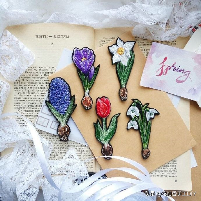 怎么学刺绣教程简单易学,刺绣技巧叶子的刺绣针法