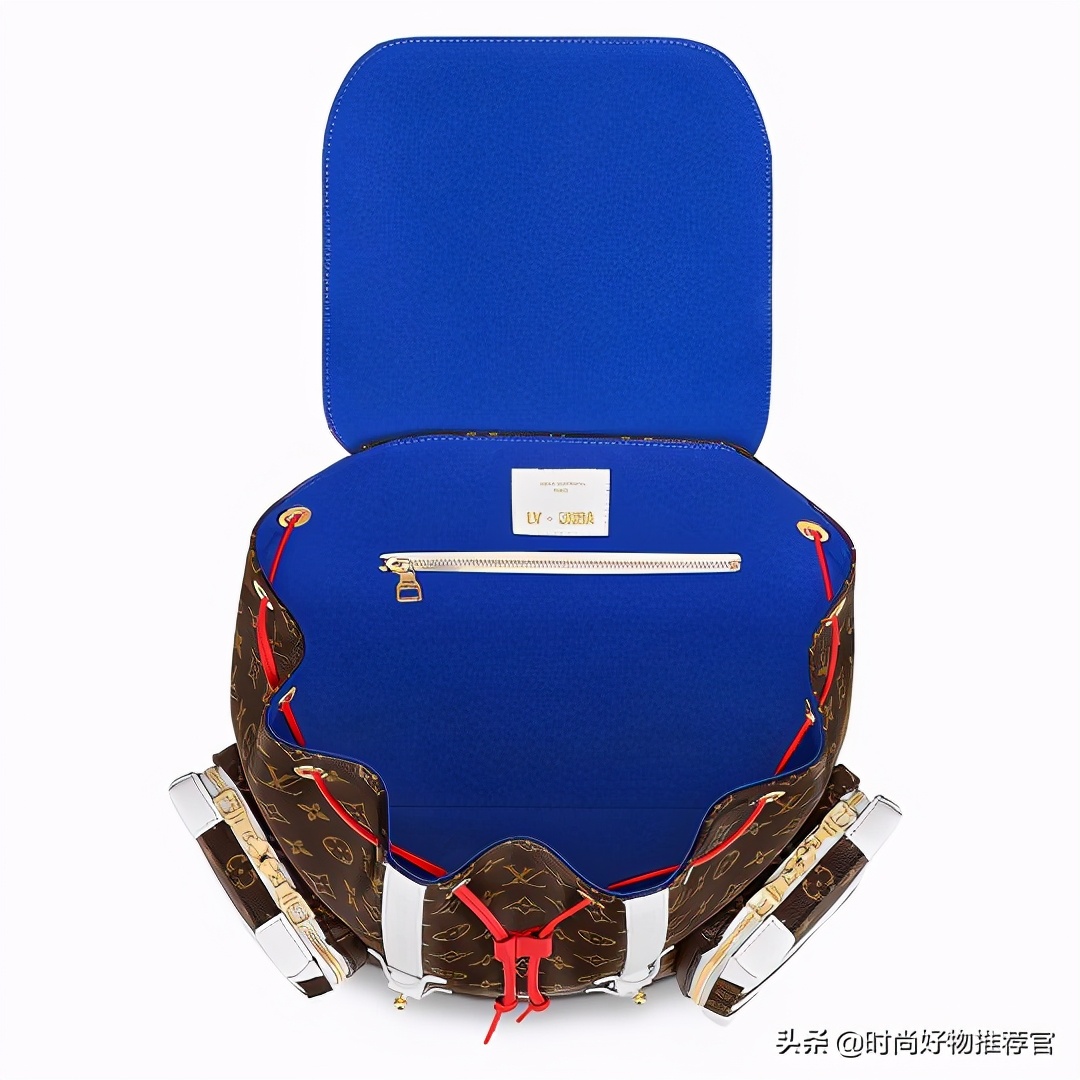 LV新包|NBA合作系列：篮网元素，红白蓝3色细节