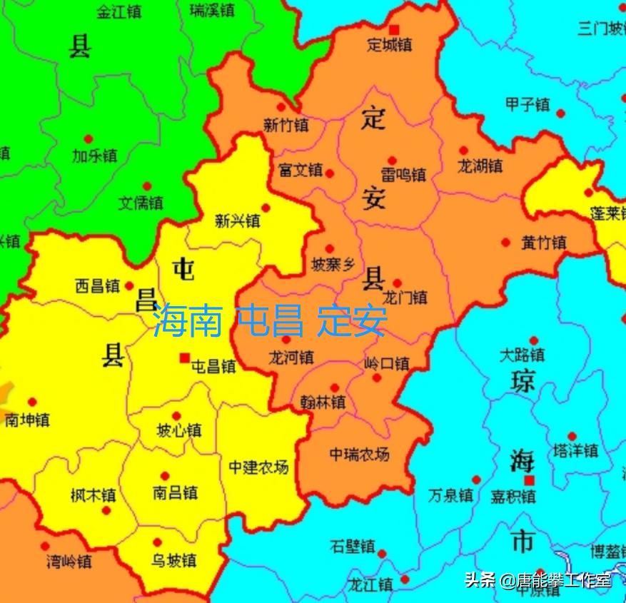 屯昌定安面积人口gdp对比,海南屯昌县现在有多少人口