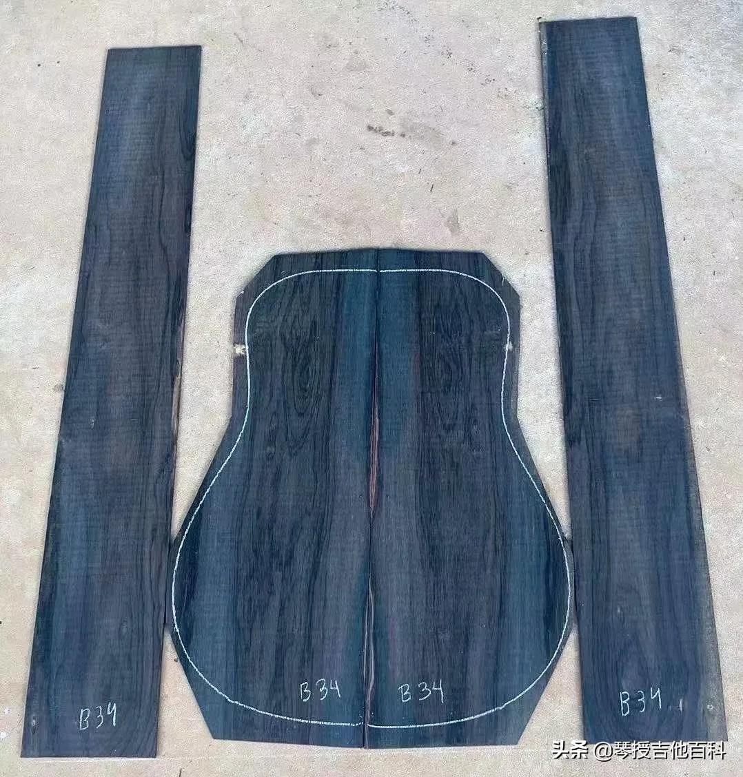 巴西玫瑰木图片欣赏,巴西玫瑰木背板