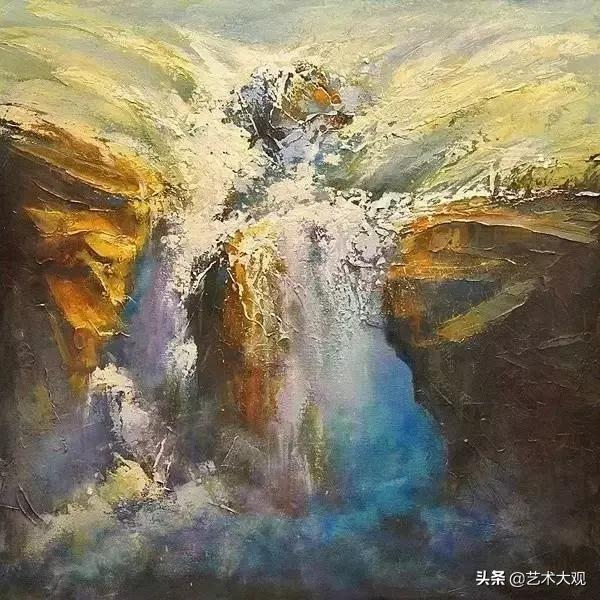 外国女画家油画风景作品清新,琳达油画作品欣赏