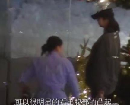 张子萱挺孕肚逛街,张子萱以前怀过孕吗