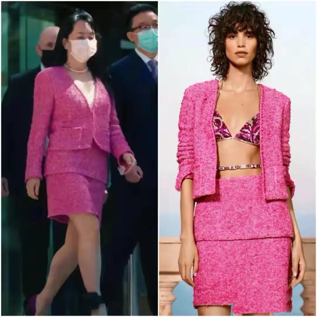 孟晚舟穿香奈儿服装,孟晚舟chanel