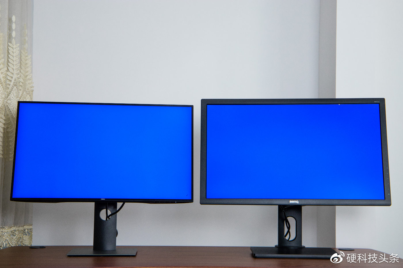 明基pd2700q和戴尔2722dx,明基pd2706u磨砂和苹果显示器对比