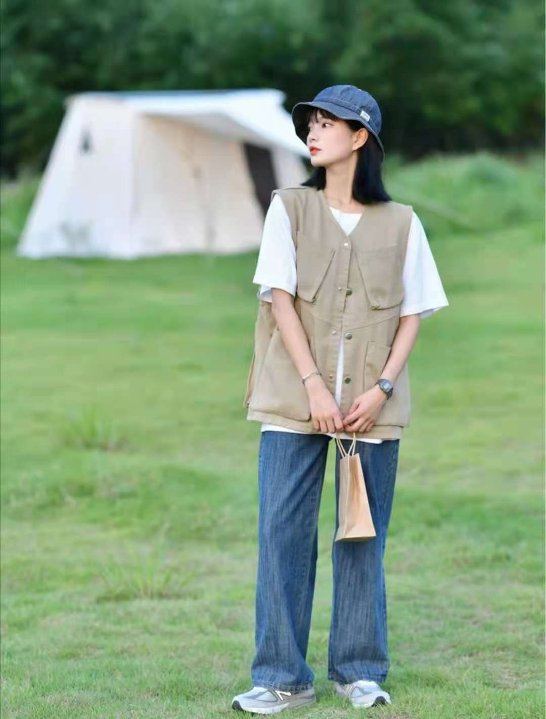 早秋怎么穿搭好看,早秋衬衫鲨鱼裤怎么搭配好看