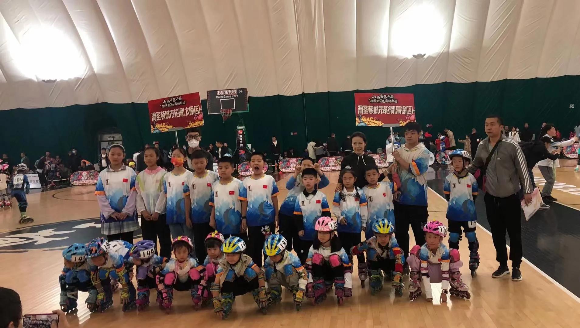 滑圣顿城市轮滑俱乐部,目前以斩获12金8银4铜!山西省