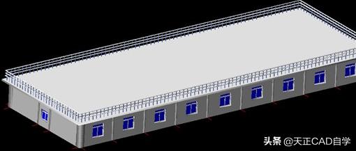 天正中怎么将原来墙体变为女儿墙,天正cad的上人平屋顶女儿墙如何画
