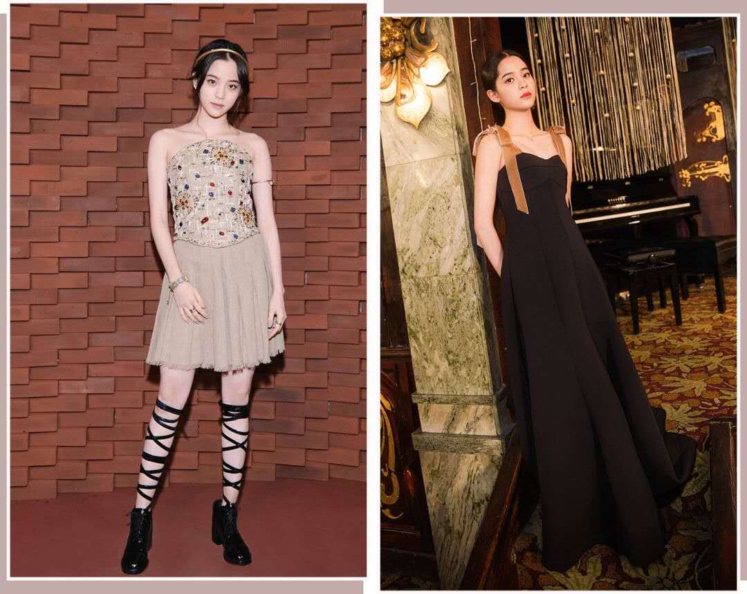 欧阳娜娜私服穿搭,欧阳娜娜格纹外套穿搭