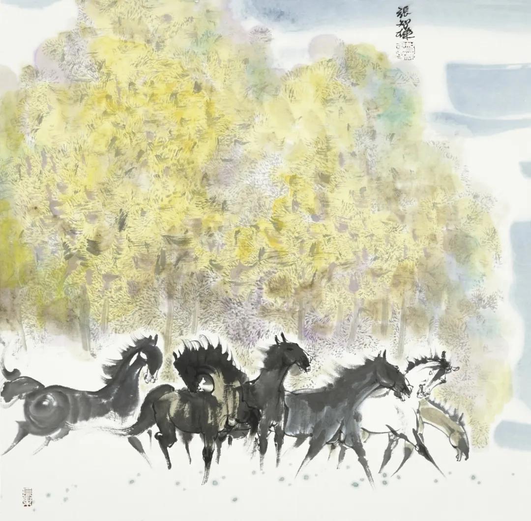 张智棟“网上云画册”《大美至简天马逐梦宝马系列集邮典藏卷》