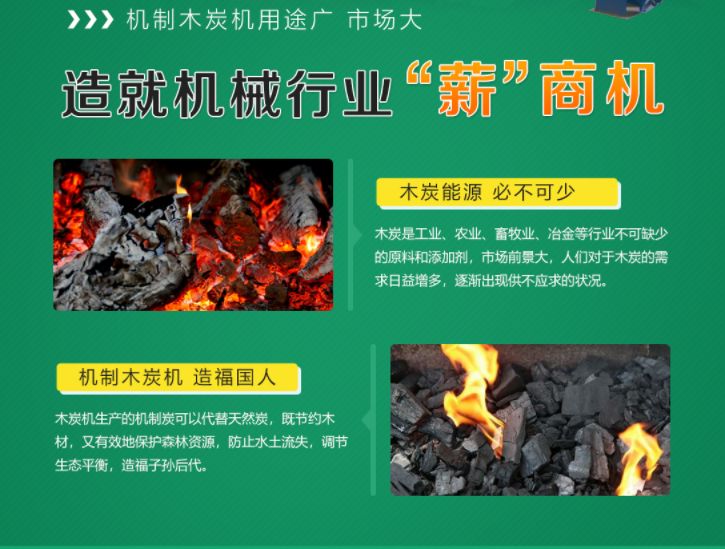 环保木炭机的优势,木炭机冬天制炭