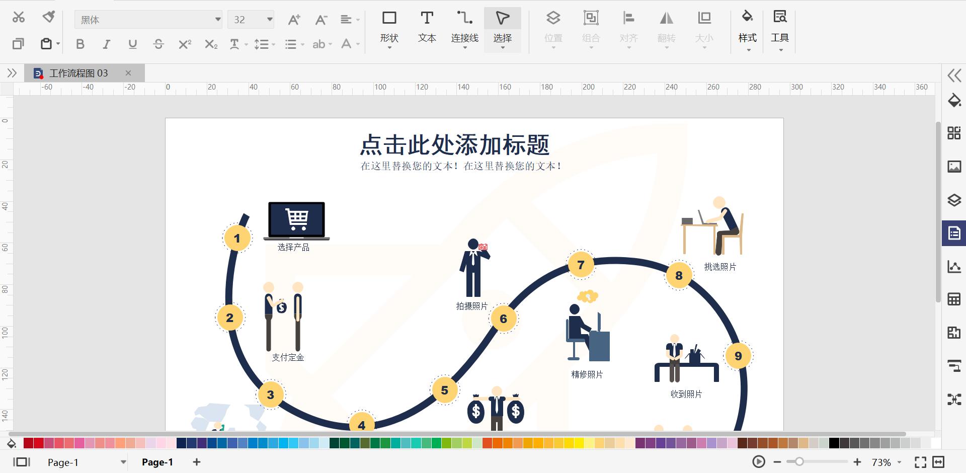 工作流程图用什么软件画出来好看,工作原理流程图怎么画