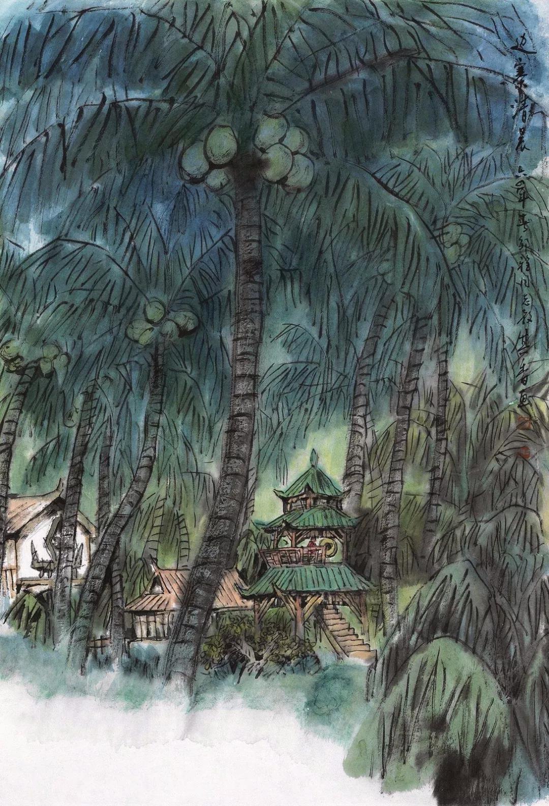 水墨画夜景欣赏,画夜景最好的中国画