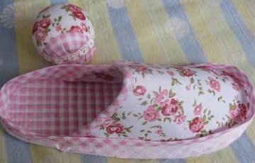 做冬季布艺拖鞋详细步骤,自己做布艺拖鞋视频教程