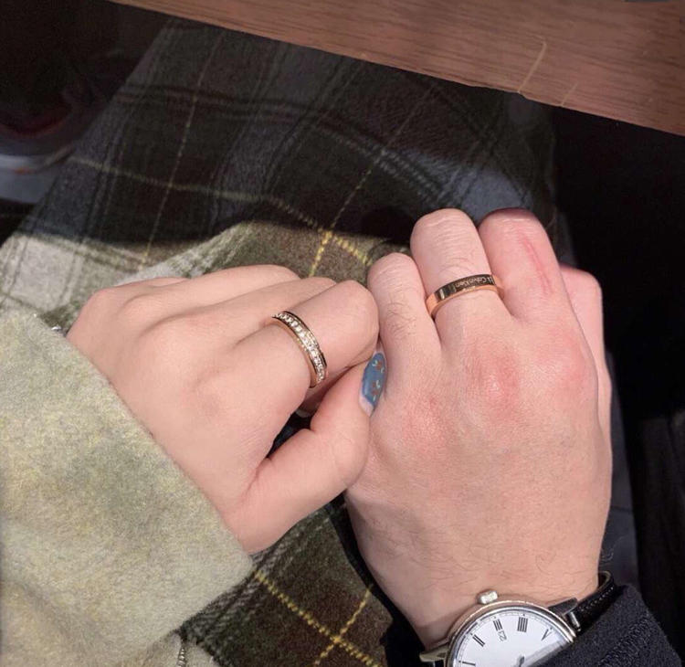 ck情侣对戒可调节,ck情侣对戒满天星边钻