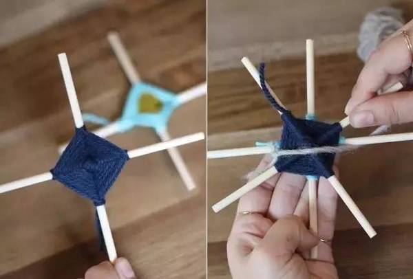 厉害，只用一次性筷子绕上毛线，开出曼荼罗花！附手工教程
