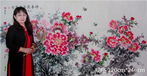 实力派书画艺术家,罗凤书画作品