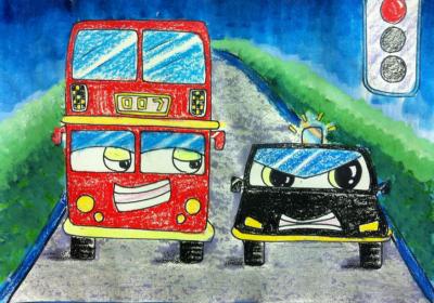 儿童画110警车图片,警车儿童画图片大全简单