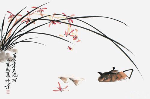 淡彩兰花100幅,顶级淡彩兰花图片