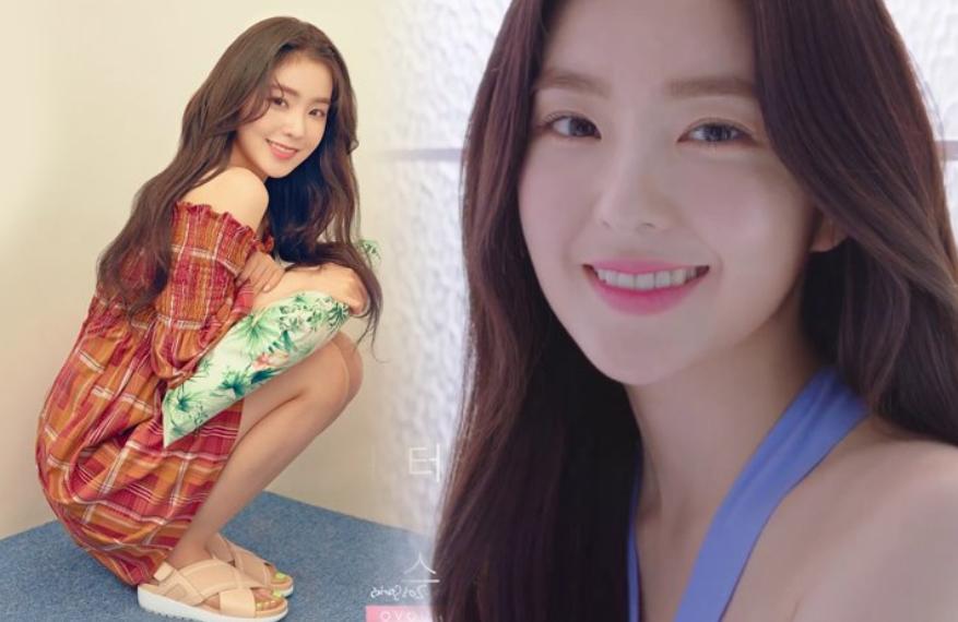 irene一字肩穿搭,露肩装怎么穿视频