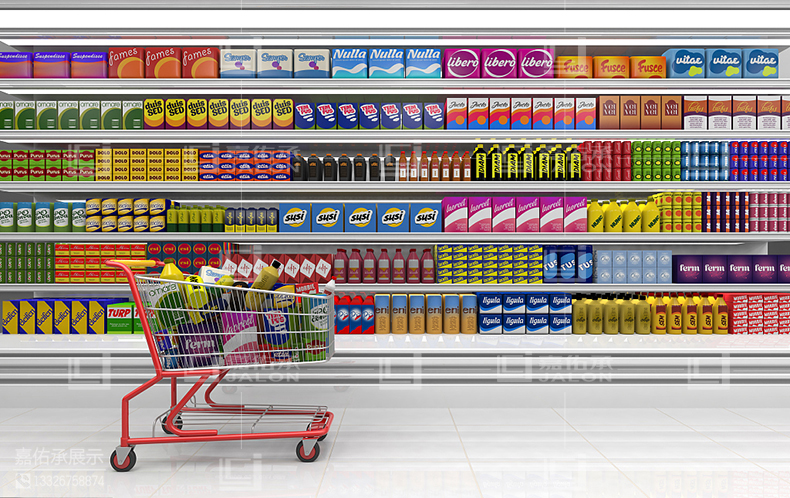 超市货架展示架怎么安装,超市货架陈列展示架强度