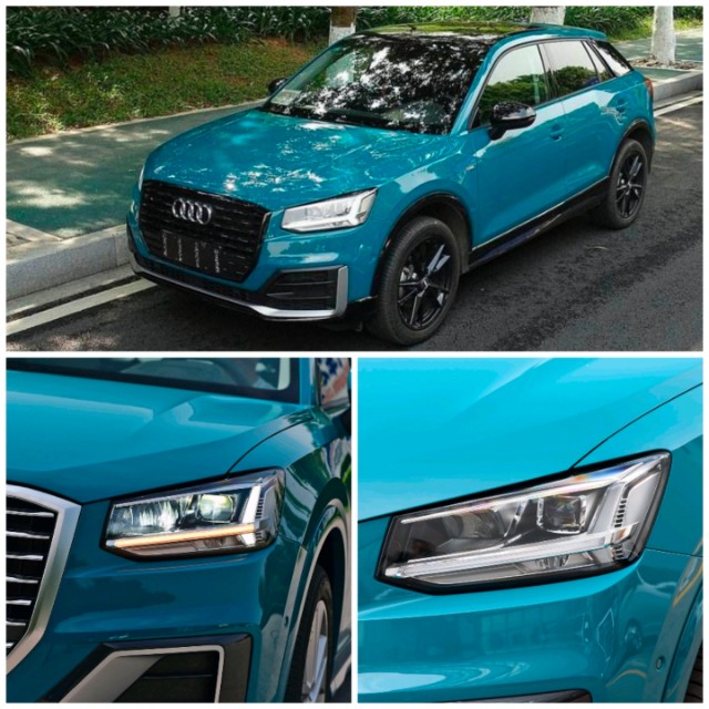 灯厂奥迪车灯最亮的一款,奥迪车灯高清大图